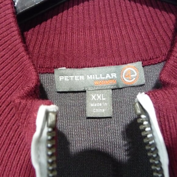 PETER MILLAR SIZE XXL SWEATER VEST MERINO WOOL BLEND - Picture 4 of 8